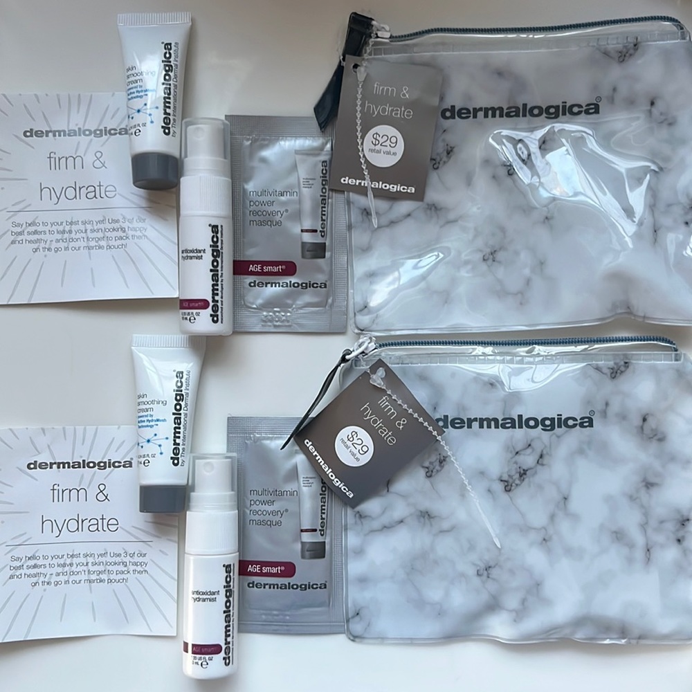 Dermalogica Firm & Hydrate Trio | 2 Count | Travel Sizes | New In Bags